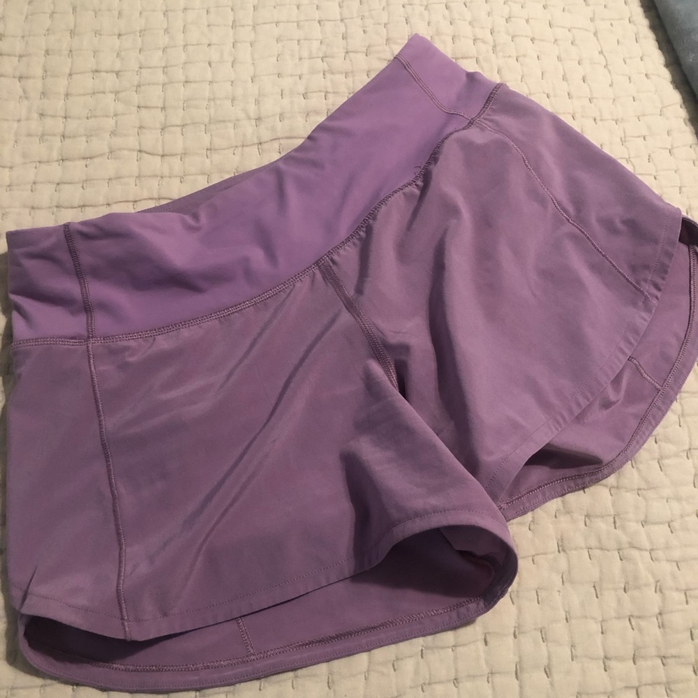 Lululemon size 4, 4 inch shorts. Great condition!